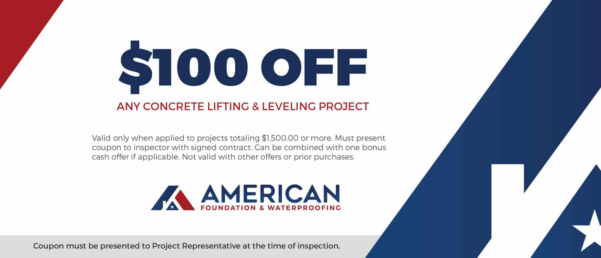 American Foundation Coupon