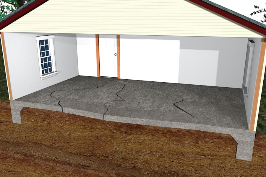 diagram of basement cracks