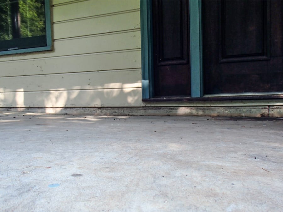 Patio Before repair