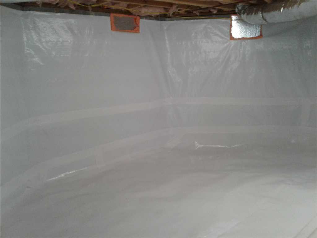 crawl space encapsulation project