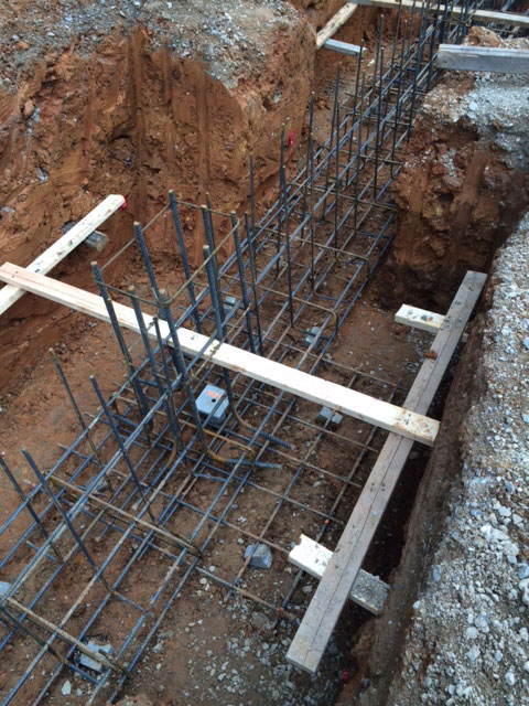 knoxville new construction helical pier installation