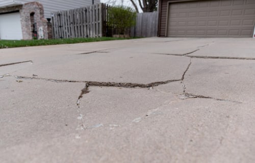 Maryville concrete leveling, crack repair