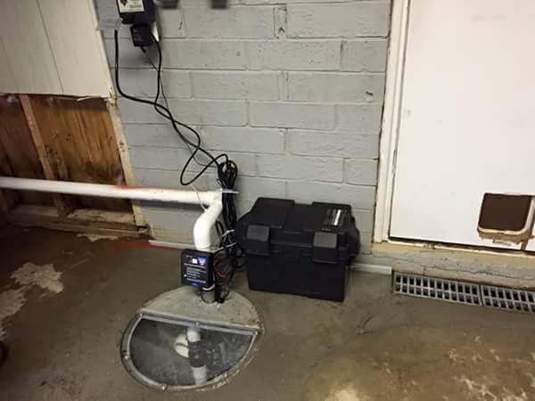 Safe Sump Pump with Batter Backup Trench Drain