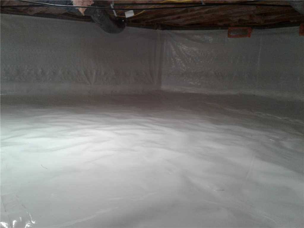 waterproofing a crawl space