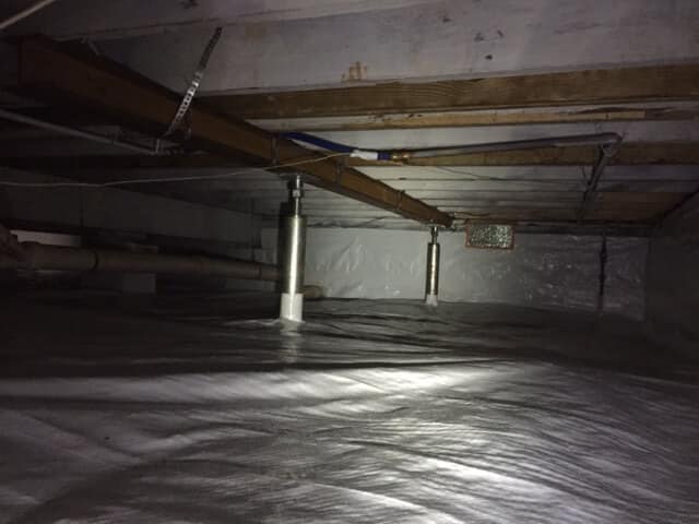 crawl space repair supports